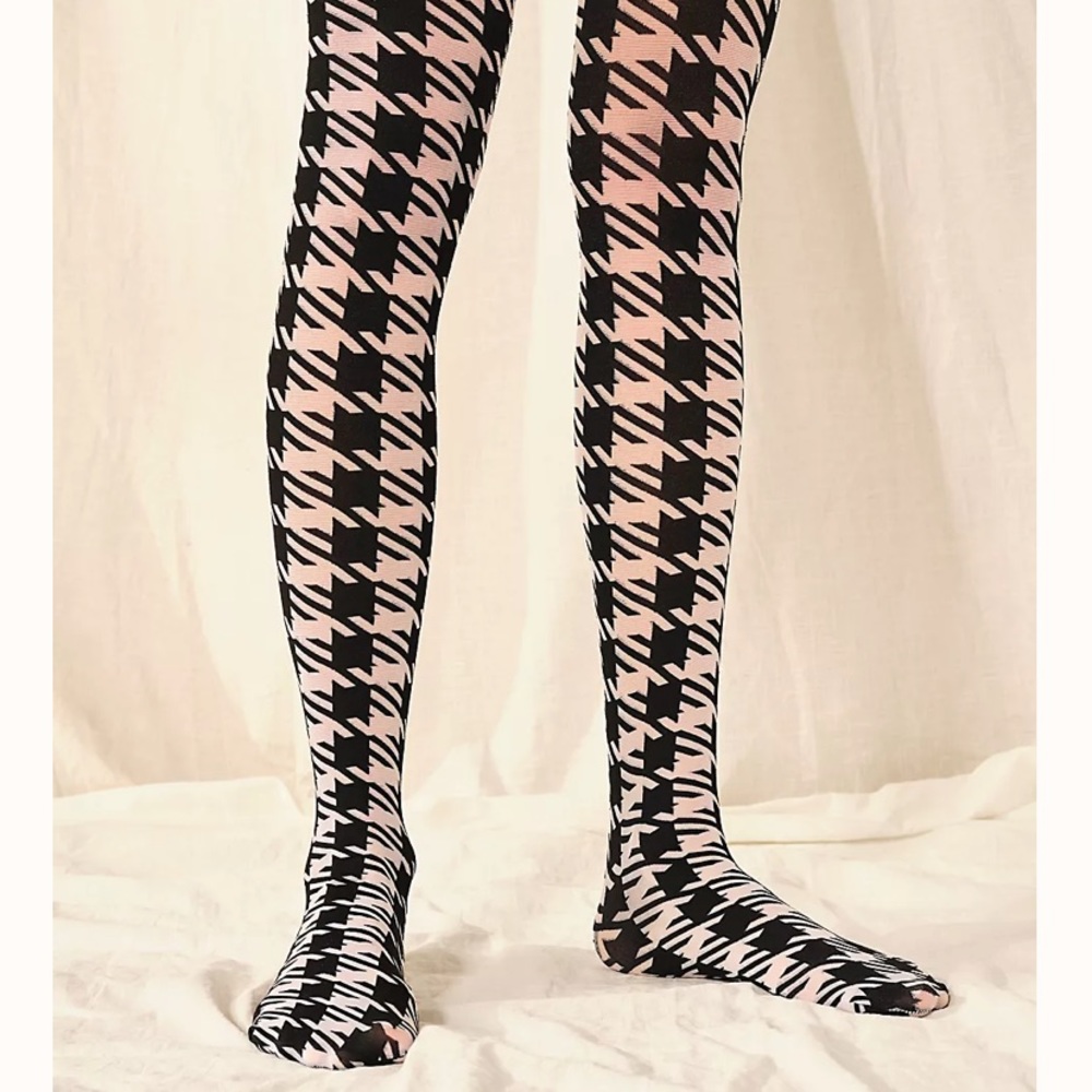 Free People Checkmate Print Tights - Picture 12 of 12